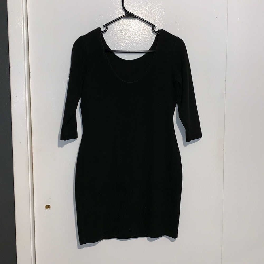 Black Hourglass Shape Dress